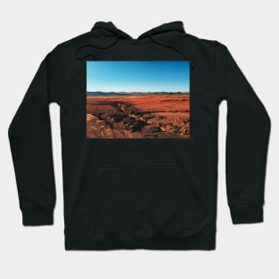 Red Barrren Soil in Beautiful Wild Landscape (Chapada dos Veadeiros, Brazil) Hoodie